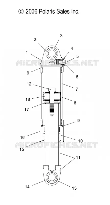 SHOCK ANTERIORE PISTA (7043234)