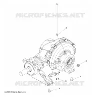 TRASMISSIONE, REAR SCATOLA INGRANAGGI MONTAGGIO