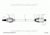 TRASMISSIONE, FRONT HALF SHAFT
