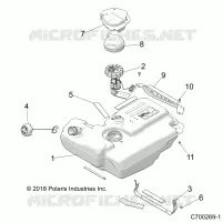 SISTEMA DI ALIMENTAZIONE CARBURANTE, FUEL TANK
