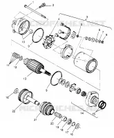 AVVIAMENTO MOTORE SLX 780 B964287 and Intl. SLX 780 I964287 (4937443744C008)