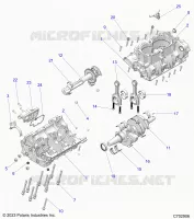 ENGINE, CRANKCASE, ALBERO MOTORE