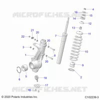 SUSPENSION, ANTERIORE MONTANTE