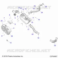 DRIVE TRAIN, COPERCHIO FRIZIONE AND DUCTING