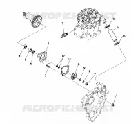 POMPA DELL'ACQUA ASSEMBLY 350 4X4 / W928139 (4922832283040A)