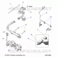 SISTEMA DI ALIMENTAZIONE CARBURANTE, RAIL, LINES AND THROTTLE BODY