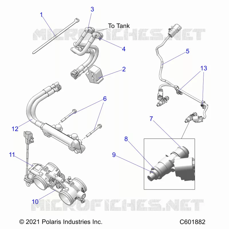 SISTEMA DI ALIMENTAZIONE CARBURANTE, RAIL, LINES AND THROTTLE BODY