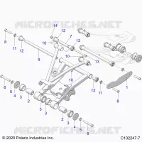 SOSPENSIONE POSTERIORE CONTROL ARM MOUNTING