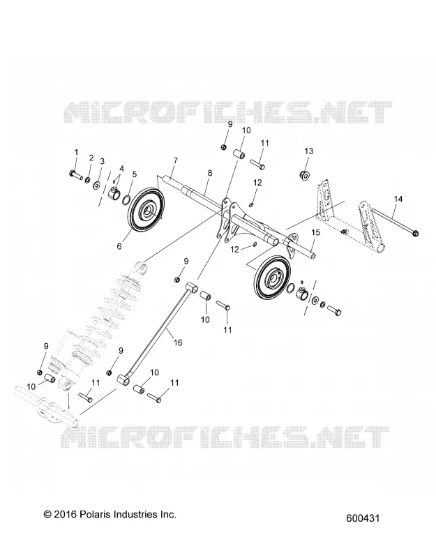 SUSPENSION, POSTERIORE COPPIA ARM