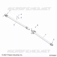 TRASMISSIONE, FRONT PROP SHAFT