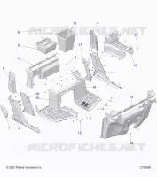 CARROZZERIA INFERIORE ANTERIORE AND ROCKERS