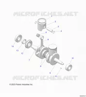 ENGINE, PISTON AND ALBERO MOTORE