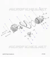 ENGINE, ALTERNATORE AND COMPRESSOR
