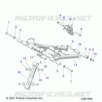 SUSPENSION, ANTERIORE COPPIA ARM