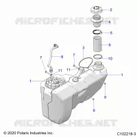 SISTEMA DI ALIMENTAZIONE CARBURANTE, FUEL TANK