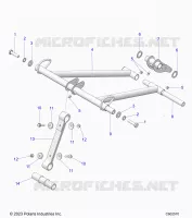 SUSPENSION, ANTERIORE COPPIA ARM