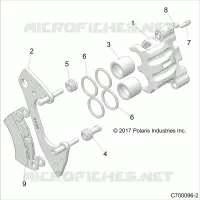FRENO ANTERIORE CALIPER