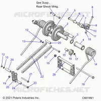 SUSPENSION, POSTERIORE COPPIA ARM