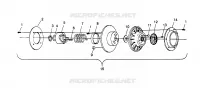 FRIZIONE DRIVEN WIDETRAK GT 0962061 and EUROPEAN WIDETRAK GT E962061 (4931623162C002)