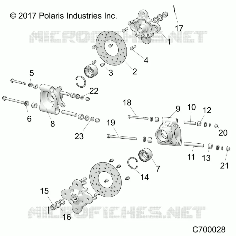 SUSPENSION, PORTAPACCHI POSTERIORE