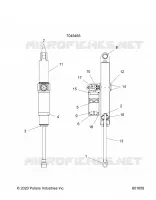 SUSPENSION, AMMORTIZZATORE POSTERIORE TRACK