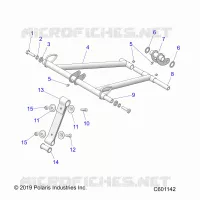 SUSPENSION, ANTERIORE COPPIA ARM