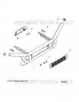 CHASSIS, FRONT PARAURTI 