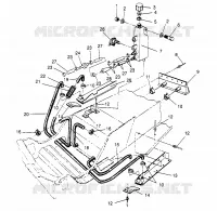 SISTEMA DI RAFFREDDAMENTO 500 CARB 0962764, 500 CARB SKS 0962564,  500 CARB SKS E96256 (4931873187B010)