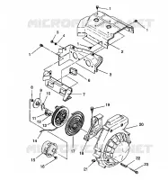 VENTILATORE HOUSING   RINCULO MONTAGGIO LITE/0933433 and  LITE DELUXE/0933431 (4922972297040A)