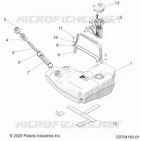 SISTEMA DI ALIMENTAZIONE CARBURANTE, FUEL TANK