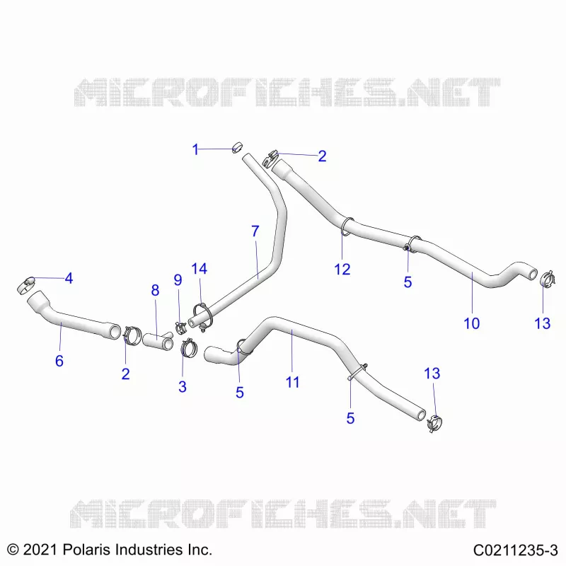 ENGINE, SISTEMA DI RAFFREDDAMENTO, HOSES