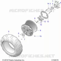 RUOTE, REAR AND HUB