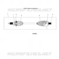 TRASMISSIONE, DRIVE SHAFT, FRONT (FROM 2/16/16)