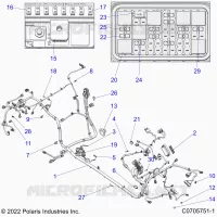 ELETTRICO, WIRE HARNESS, CHASSIS