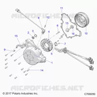 ENGINE, STATOR AND FLYRUOTA