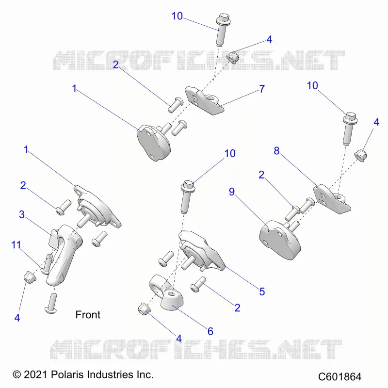 MOTORE, MOUNTING & LONG BLOCK