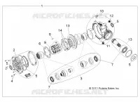 TRASMISSIONE, FRONT SCATOLA DEGLI INGRANAGGI INTERNALS 1332842