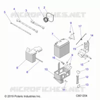ELETTRICO, BATTERY AND CABLES