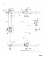 SUSPENSION, SHOCK ANTERIORE INTERNALS