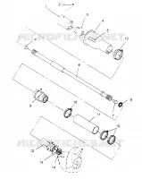 SISTEMA DI GUIDA SL 650 STD B954358 (4932923292B003)