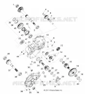 TRASMISSIONE, PRINCIPALE SCATOLA INGRANAGGI INTERNAL COMPONENTS 1