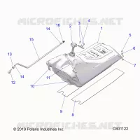 SISTEMA DI ALIMENTAZIONE CARBURANTE, FUEL TANK ASM.