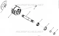 DETAILS-TRANSMISSIONE ANTERIORE ASM. 250 4X4 FRONT TIGHTENER MONTAGGIO-PN 1380024 (4919791979013B)