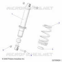 SUSPENSION, SHOCK ANTERIORE