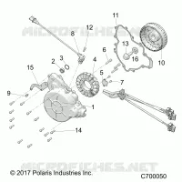 ENGINE, STATOR AND VOLANO
