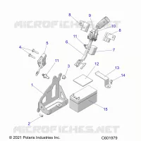 ELETTRICO, BATTERY, MANUAL START POWER UP COMPONENTS