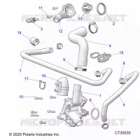 MOTORE, WATERPUMP AND BYPASS