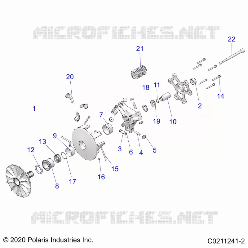 TRASMISSIONE, PRIMARY CLUTCH