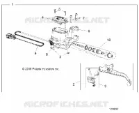 FRENO ANTERIORE BRAKE LEVER AND MASTER CYLINDER
