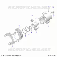 BRAKES, PINZA POSTERIORE